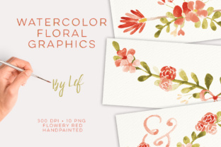 Download Floral Watercolor Wedding Clipart. Botanical and Flower Graphics Including Banners - Wedding Collection