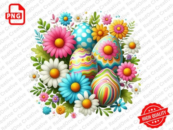 Download Groovy Retro Easter Clipart PNG - Groovy Collection