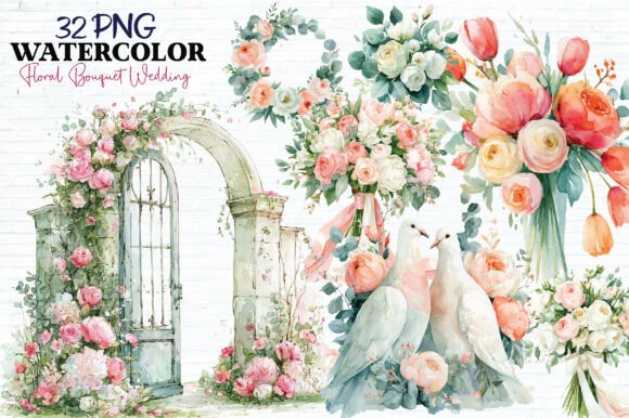Download Wedding Decor Floral PNG Set - Wedding Collection