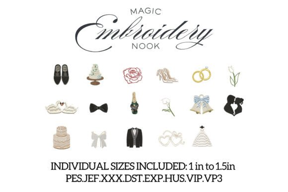 Download Mini Wedding Bundle X 17 Designs - Wedding Collection