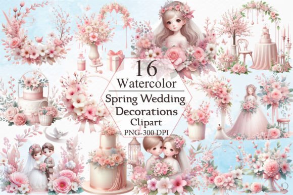Download Spring Wedding Decorations Clipart - Wedding Collection